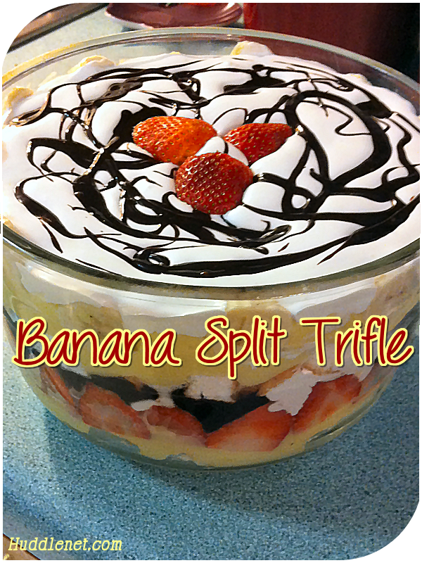 Banana Split Trifle