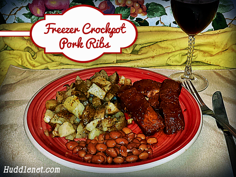 Freezer Crock-pot Pork Ribs