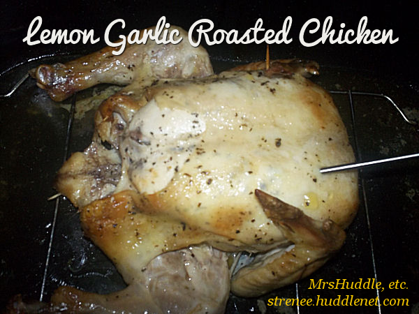 Lemon Garlic Roasted Chicken