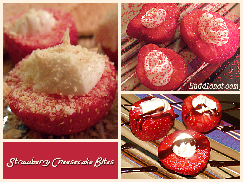 Strawberry Cheesecake Bites