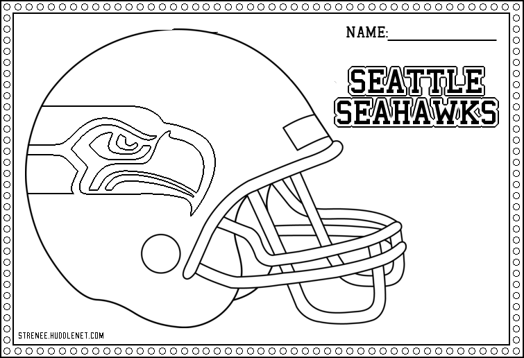 Seattle Seahawks: Free Coloring Pages